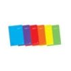 Enri Plus Cuaderno Espiral Formato Folio Pautado 2.5mm - 80 Hojas 90gr con Margen - Cubierta de Plastico - Colores Surtidos