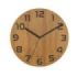 Unilux Reloj Palma Bamboo - Diseño Elegante y Moderno - Fabricado con Materiales Sostenibles - Color Negro/Madera