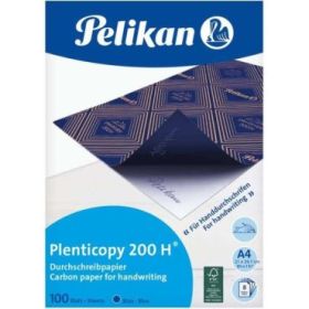 Pelikan Paquete de 100 Papel de Calcar Plenticopy 200H - Alta Calidad - Ideal para Copias Limpias - Resistente y Duradero - Colo