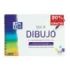 Oxford Bloc de Dibujo Escolar Espiral Formato A4+ con Reacuadro - 20 Hojas Microperforadas 130gr Color natural - Papel de Superf