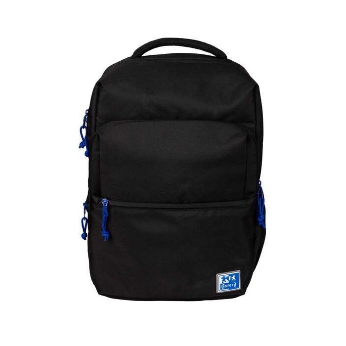 Oxford B-Ready Mochila Escolar - Tirantes Acolchados y Ajustables - Tamaño 42x30x15cm - Color Negro