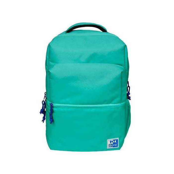 Oxford B-Ready Mochila Escolar - Tirantes Acolchados y Ajustables - Tamaño 42x30x15cm - Color Turquesa