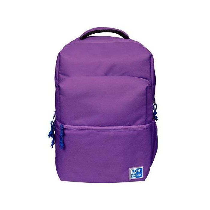 Oxford B-Ready Mochila 28L - Tamaño 42x30x15cm - Bolsillo acolchado - Asa Superior - Poliester Reciclado RPET - Color Lila