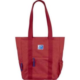 Oxford Tote B-Trendy Bolso de Mano - Bolsillo Frontal y Laterales - Compartimento para Portatil/Tablet - Cierre de Cremallera -