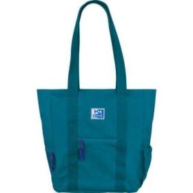 Oxford Tote B-Trendy Bolso de Mano - Bolsillo Frontal y Laterales - Compartimento para Portatil/Tablet - Cierre de Cremallera -