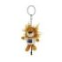 Oxford Lion Llavero con Forma de Peluche Leon - Perfecto para Regalar o Coleccionar - Color Blanco