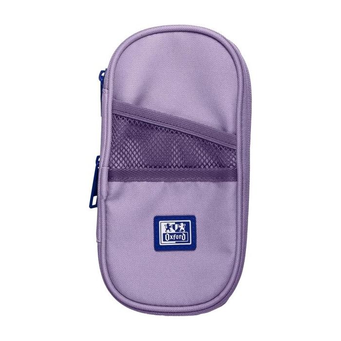 Oxford B-Max Estuche Portatodo Expandible - 1 Compartimento de Gran Capacidad - 2 Bolsillos Exteriores - Fabricado en Material R
