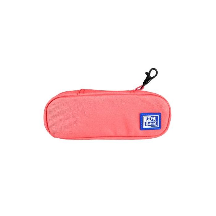 Oxford Kangoo B-Hook Estuche Cofre con Gancho - Bolsillo Interior con Malla - Goma Elastica para Cuadernos - Semirrigido - 21x8x