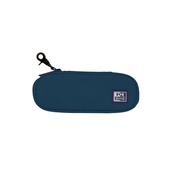 Oxford Kangoo B-Hook Estuche Cofre con Gancho - Bolsillo Interior con Malla - Goma Elastica para Cuadernos - Semirrigido - 21x8x