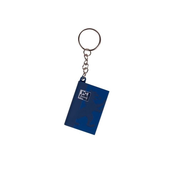 Oxford Europeanbook Llavero con Forma de Cuaderno - Perfecto para Regalar o Coleccionar - Color Azul Marino
