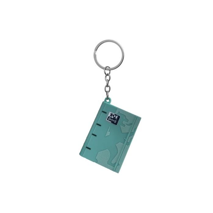 Oxford Europeanbinder Llavero con Forma de Carpeta de Anillas - Perfecto para Regalar o Coleccionar - Color Menta