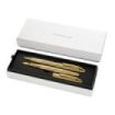 Pelikan Jazz Noble Set de Boligrafo y Estilografica - Cuerpo Satinado con Detalles Cromados - Incluye Estuche de Regalo - Color