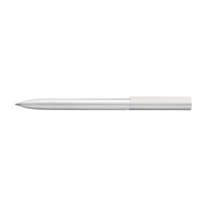 Pelikan Ineo Boligrafo Retractil - Trazo de 1mm - Mecanismo de Giro - Recambio 337M Azul - Aluminio Anodizado Satinado - Caja Me