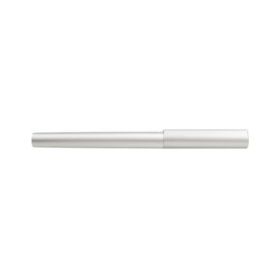 Pelikan Ineo Pluma Estilografica - Punta M - Caja Metalica - Aluminio Anodizado Satinado - Forma de Gota Antivuelco - Incluye Re