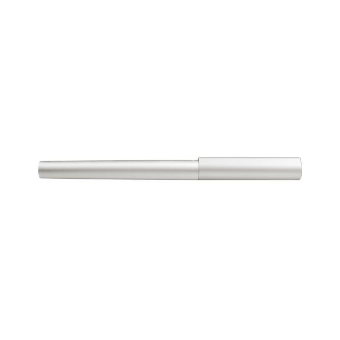 Pelikan Ineo Pluma Estilografica - Punta M - Caja Metalica - Aluminio Anodizado Satinado - Forma de Gota Antivuelco - Incluye Re