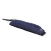 Oxford Executive Estuche Compacto - Goma Elastica para Cuadernos - Cremallera - Nailon Reciclado - 21x4.5x3.5cm - Color Azul Mar