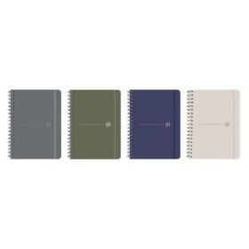 Oxford Cuaderno de Espiral - Formato B5 - 96 Hojas Punteadas - Tapa Extradura - Colores Surtidos
