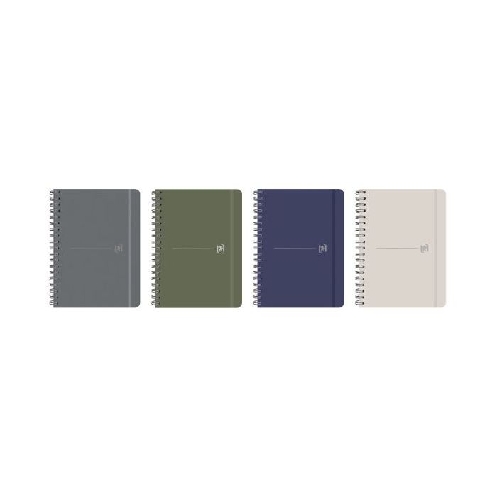 Oxford Cuaderno de Espiral - Formato B5 - 96 Hojas Punteadas - Tapa Extradura - Colores Surtidos
