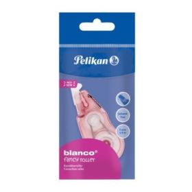 Pelikan Fancy Roller Polibag Corrector en Cinta - 6 Metros - Ancho de 5mm - Tapon Deslizante - Agarre de Goma Ergonomico - Secad