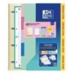 Oxford Live and Go Pack Escolar con Carpeta de Anillas A4 Plus - Recambio Pautado de 80 Hojas - Separadores de Plastico Resisten