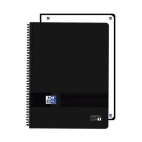 Oxford Live and Go Cuaderno de Espiral - Formato A4+ - 80 Hojas - Cuadricula 5x5mm - Tapa de Plastico - Digitalizacion de Textos
