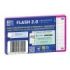 Oxford Pack de 30 FlashCards 2.0 - Formato A7 - Rayado Horizontal 1 Linea - Cartulina de 250g - Digitalizacion de Textos con App