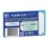 Oxford Pack de 30 FlashCards 2.0 - Formato A7 - Rayado Horizontal 1 Linea - Cartulina de 250g - Digitalizacion de Textos con App