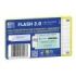 Oxford Pack de 30 FlashCards 2.0 - Formato A7 - Rayado Horizontal 1 Linea - Cartulina de 250g - Digitalizacion de Textos con App