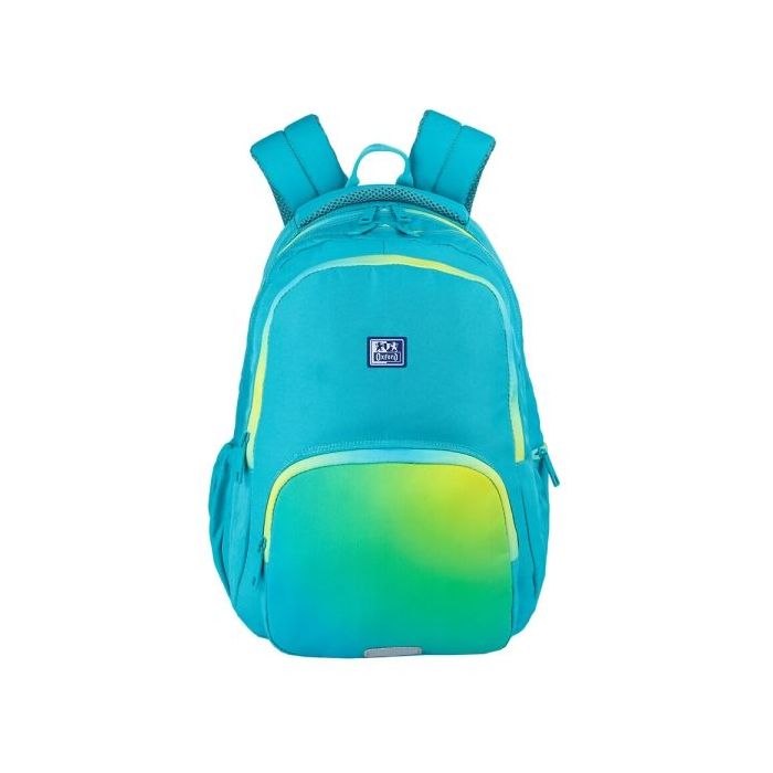 Oxford Gradient Mochila Escolar 25L - 3 Compartimentos y 11 Bolsillos - Espalda Ergonomica Transpirable - Asas Acolchadas y Ajus