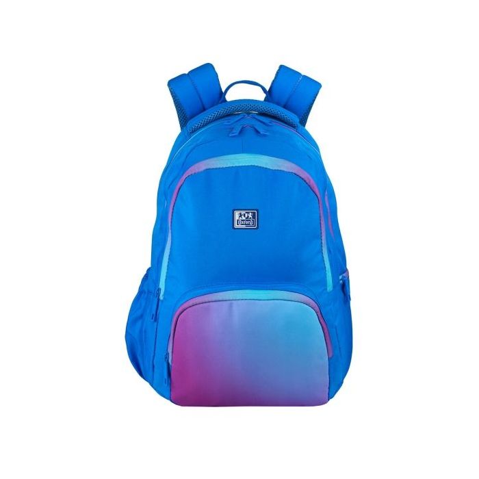 Oxford Gradient Mochila Escolar 25L - 3 Compartimentos y 11 Bolsillos - Espalda Ergonomica Transpirable - Asas Acolchadas y Ajus