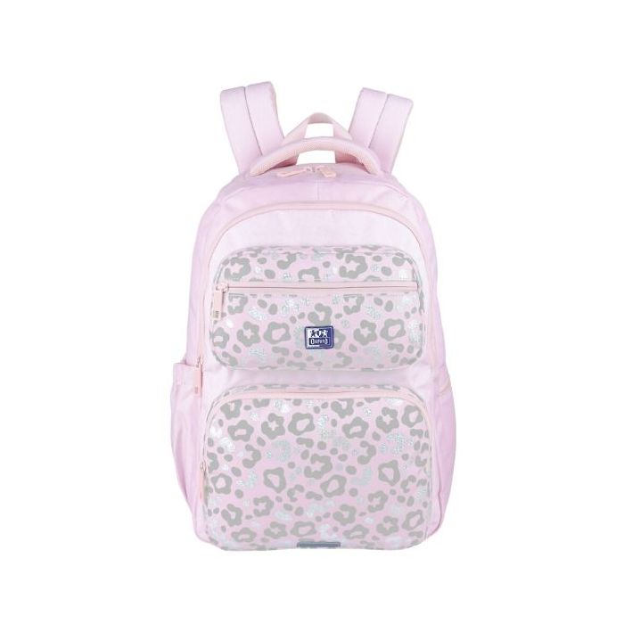 Oxford Dream Tech Animal Print Mochila Escolar 25L - 2 Compartimentos y 10 Bolsillos - Espalda Ergonomica Transpirable - Asas Ac