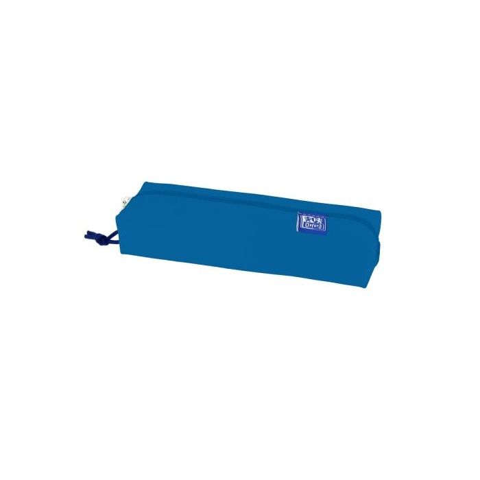 Oxford Kangoo Live and Go Estuche Rectangular Mediano - Goma Elastica para Cuadernos - Color Azul Marino