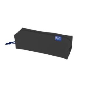 Oxford Kangoo Live and Go Estuche Cuadrado Grande - Goma Elastica para Cuadernos - Color Negro
