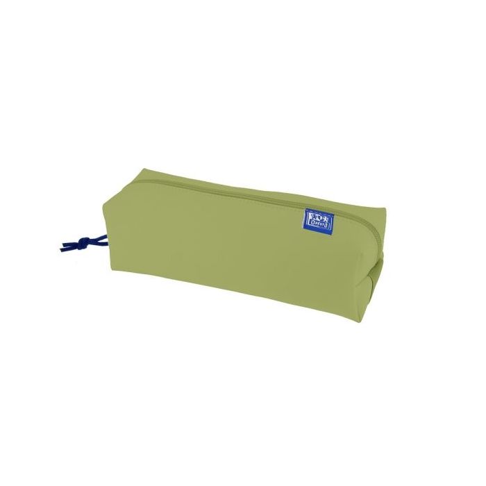 Oxford Kangoo Live and Go Estuche Cuadrado Grande - Goma Elastica para Cuadernos - Color Verde
