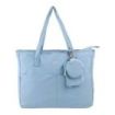 Oxford Endless Tote Bag 14L - Amplio Compartimento - 9 Bolsillos - Incluye Neceser Interior, Monedero y Tarjetero - Color Azul