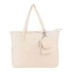 Oxford Endless Tote Bag 14L - Amplio Compartimento - 9 Bolsillos - Incluye Neceser Interior, Monedero y Tarjetero - Color Beige