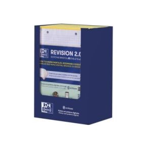 Oxford Expositor con 10 Packs de 30 FlashCards 2.0 - Formato A5 - Cuadricula 5x5mm - Cartulina de 250g - Digitalizacion de Texto
