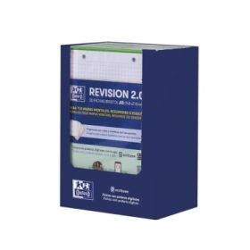 Oxford Expositor con 10 Packs de 30 FlashCards 2.0 - Formato A5 - Cuadricula 5x5mm - Cartulina de 250g - Digitalizacion de Texto