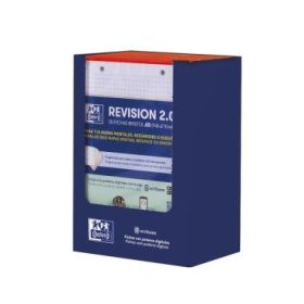 Oxford Expositor con 10 Packs de 30 FlashCards 2.0 - Formato A5 - Cuadricula 5x5mm - Cartulina de 250g - Digitalizacion de Texto