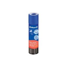 Pelikan Pelifix Pegamento en Barra de 10g - sin Disolventes - Lavable con Agua Fria - Color Blanco