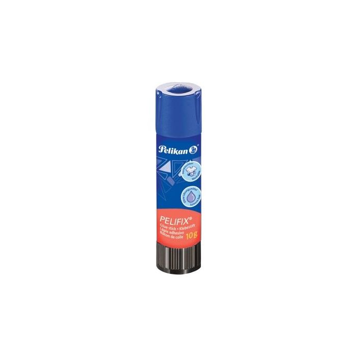 Pelikan Pelifix Pegamento en Barra de 10g - sin Disolventes - Lavable con Agua Fria - Color Blanco
