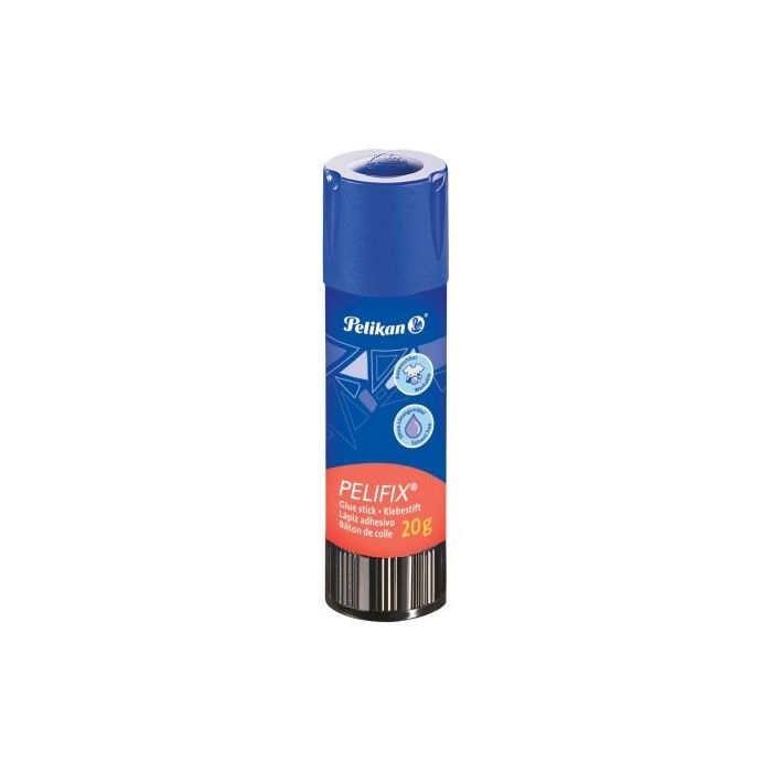 Pelikan Pelifix Pegamento en Barra de 20g - sin Disolventes - Lavable con Agua Fria - Color Blanco