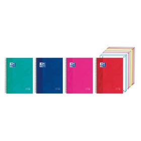 Oxford Cuaderno de Espiral - Formato A4+ - 200 Hojas - Cuadricula 5x5mm - Tapa Extradura - Anti Traspaso de Tinta - Digitalizaci