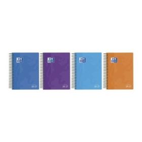 Oxford School Agenda Escolar con Espiral - Castellano - Tapa de Plastico - Formato Octavo - Dia Pagina - Colores Surtidos