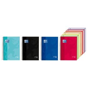Oxford Cuaderno de Espiral - Formato A4+ - 150 Hojas - Cuadricula 5x5mm - Tapa Extradura - Anti Traspaso de Tinta - Digitalizaci