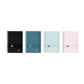 Oxford Live and Go Agenda Escolar con Espiral - Castellano - Tapa de Plastico - Formato Octavo - Semana Vista - Colores Surtidos