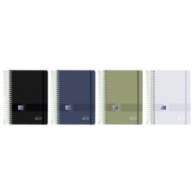 Oxford Live and Go Agenda Escolar con Espiral - Castellano - Tapa de Plastico - Formato Cuartilla - Dia Pagina - Colores Surtido