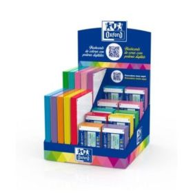 Oxford Flashcards Expositor con 60 Paquetes de Tarjetas FlashCards 2.0 A5 y A7 - 20 Sobres A5 de Colores Vivos - 40 Sobres A7 de