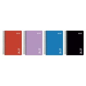 Enri Agenda Escolar con Espiral - Castellano - Tapa de Plastico - Formato Cuartilla - Dia Pagina - Colores Surtidos