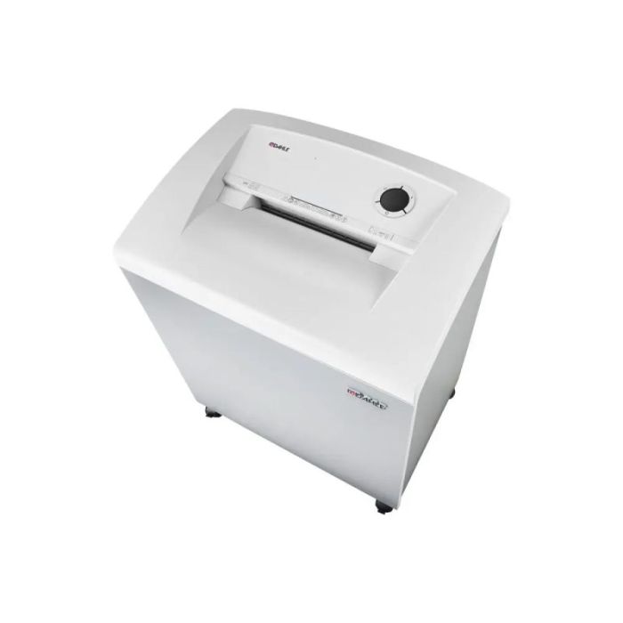Dahle 214 Destructora de Papel Manual Corte en Tiras P-2 - Destruye hasta 26 Hojas - Capacidad de la Papelera 140L - Ruedas Gira